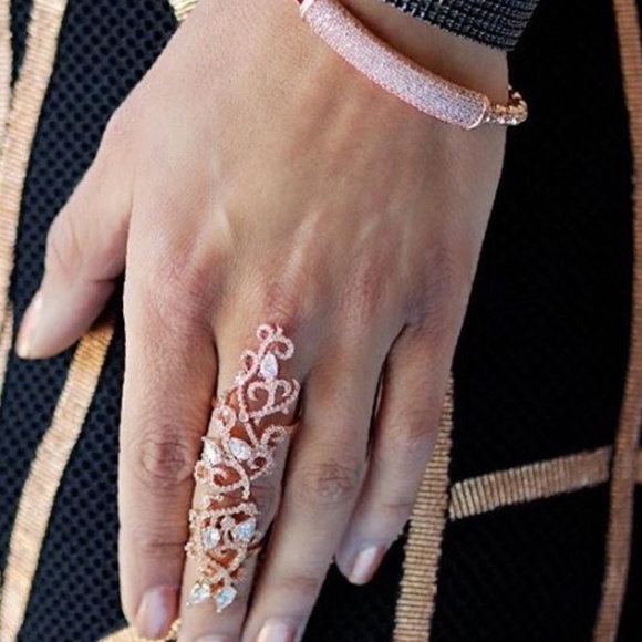 Garden of Eden Knuckle Ring | Rose Gold - Picture 1 of 4